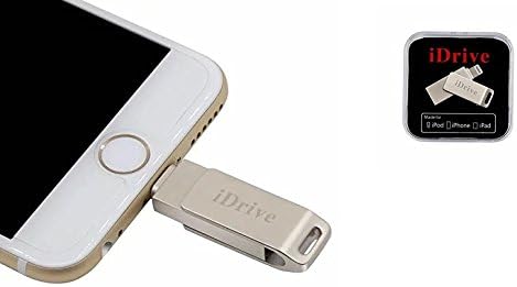 [ 16GB ] iDrive iReader iFlash Faster External Storage Memory USB Fashion Rotating Support FAT32 And EXFAT For Windows MacOS IOS9 Interface Type Hi-Speed USB 8 Pin Lightning (64GB)