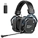 Produktbild GameXtrem Gaming Headset, Bluetooth und Wireless Headset für PS4/PS5/PC, 7.1 Stereo Gaming Kopfhörer mit Mikrofon USB Kabelloses Playstation 5 Gaming Headset, schwarz orange, Blau
