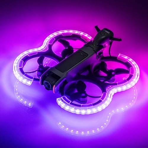 Parachoques hélice Avata 2 accesorio protector anticolisión con luces de silicona LED 3