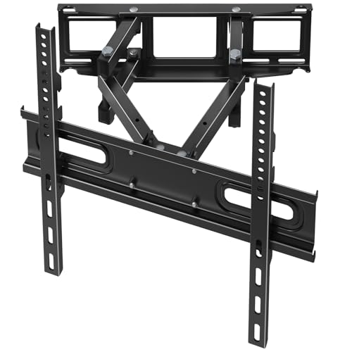 Support Mural TV, Support TV Mural Orientable et Inclinable pour Téléviseurs 32-70 Pouces jusqu'à 50kg, Fixation Murale TV pour Écrans Plats LCD LED, VESA...