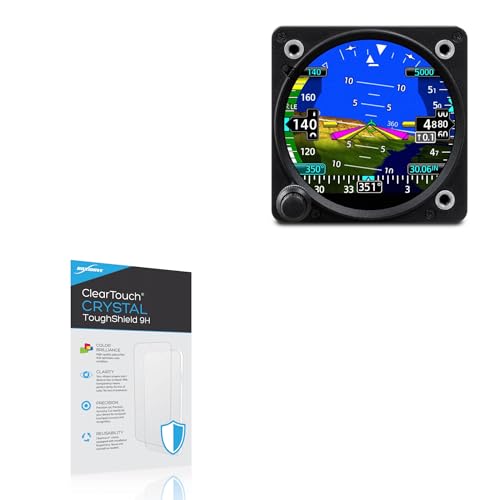 BoxWave Screen Protector Compatible with Garmin GI 275 - ClearTouch Crystal ToughShield 9H (2-Pack), Clear 9H Tough Flexible Film Screen Protector