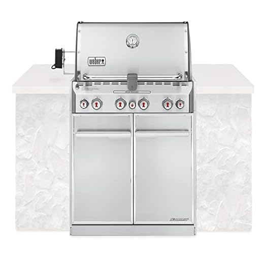 Weber Summit S-460 Built-In Liquid Propane in Stainless Steel Grill