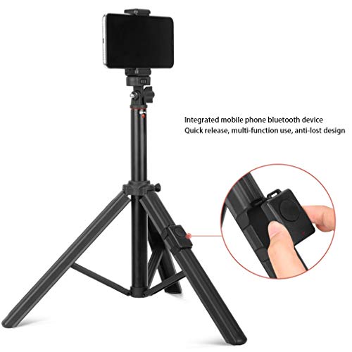 QIAOLI Videokamera-Stativ, Selfie-Stativ, tragbares multifunktionales Handy-Stativ mit Bluetooth-Fernbedienung und… – Bild 5