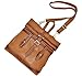 La Poet Women’s Genuine Leather Convertible Shoulder Crossbody Bag Tote Backpack