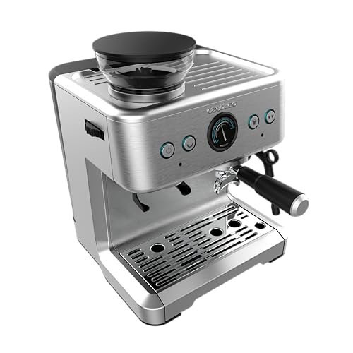 Cecotec Cafetera Express 20 Bares Power Espresso 20 Barista. 2250W, Manómetro, 2 Thermoblocks, Vaporizador Orientable, Depósito de Café en Grano y Molinillo con 20 Niveles - imagen 2