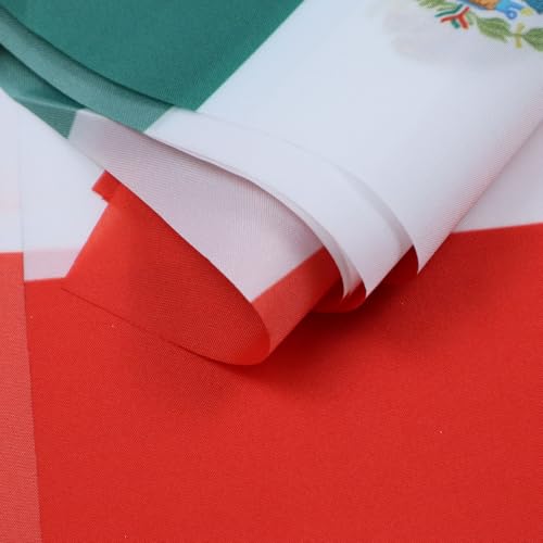Image of AZ FLAG Mexico 6 meters BUNTING Flag 20 flags 9'' x 6'' - Mexican STRING flags 15 x 21 cm