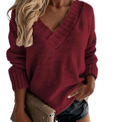 Women's Autumn Sweater 2025 Fall Casual Timeless Long Sleeve Tops