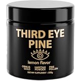 Third Eye Pine Powder Haritaki, Pine Pollen & Ormus 24k Gold Monoatomic | Wildernte, gebrochene Zellwand, gentechnikfrei, vegan | Unterstützt Entgiftung, Zirbeldrüsenentkalkung