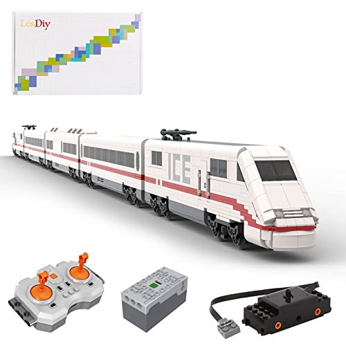 DIYAA Technik RC Zug Bausteine, Dynamische RC DB Ice 1 - Deutscher Hochgeschwindigkeitszug Modell Bauset, 2736+Teile…