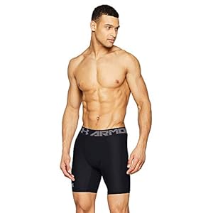 Under Armour Compressiebroek voor heren, UA HeatGear Armour 2.0, halflange compressiebroek, herenbroek, trainingsbroek…