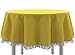 Produktbild EXKLUSIV HEIMTEXTIL Gartentischdecke mit Fransen Tischdecke rund oval eckig Classic 150x210 cm oval gelb