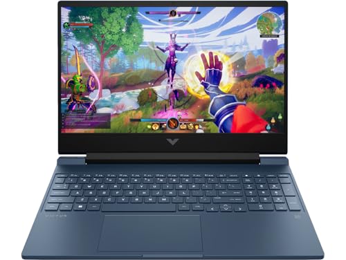 HP Smartchoice Victus, AMD Ryzen 7 7445HS 4GB NVIDIA GeForce RTX 2050 - (16 GB/512 GB SSD/Windows 11 Home) FHD,144Hz, 300 nits,15.6'', M365* Office24, Blue, 2.29kg,15-fb3122AX/23ax Gaming Laptop