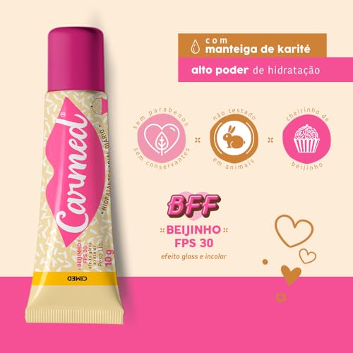 Carmed BFF Beijinho FPS 30 Hidratante Labial 10g