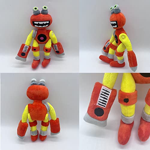 2pc Stuffed Monsters Wubbox Plush（Purple&Orange&Yellow),11 Inch Funny Wubbox Plushies Toy From Singi