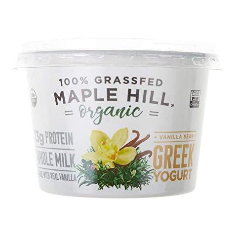 Maple Hill Creamery Yogurt Greek Gr sugar freed Vanilla, 16 oz Cover