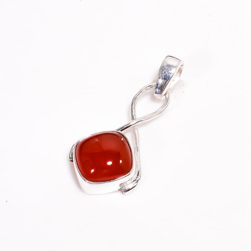Pendentif cornaline véritable pour raviver un décolleté trop terne
