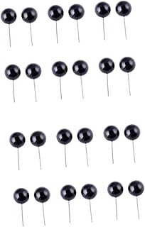 TEHAUX 100 Pçs Chucky Pelúcia Fantoche Olhos Olhos De Segurança Brinquedos De Plástico Boneca Preta Boneca De Plástico Olhos Faça Você Mesmo Olhos De Animais Faça Você Mesmo Olhos De