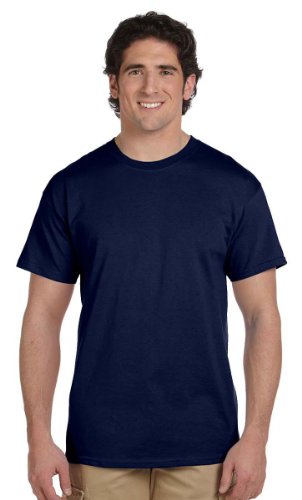 Hanes ® - EcoSmart ® 50/50 Cotton/Poly T-Shirt. 5170 - [Navy]
