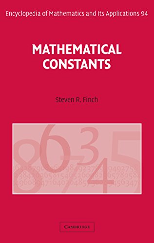 Mathematical Constants (Encyclopedia of Mathematics and its Applications Book 94)