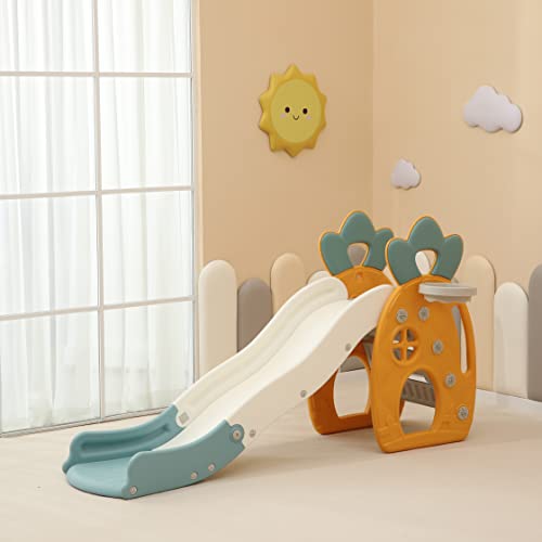 Kinderrutsche HJT-1204 - Gartenrutsche Für Kleinkinder Drinnen & Draußen