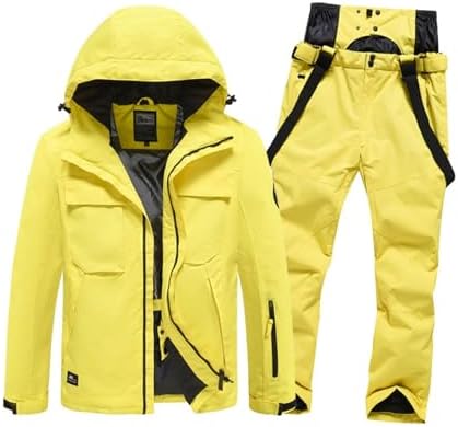 Amazon.co.jp: スノーボードウェア 上下セット メンズ スキーウェア