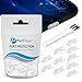 PortPlugs Anti Dust Plugs (10 Pack) - Compatible with iPhone 11, X, XS, XR, 8, 7, 6 Plus, Max, Pro - Port Cleaning Brush Included (Clear)