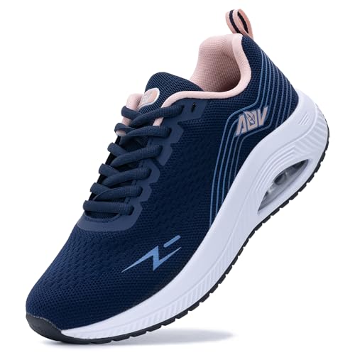 Image of Womens Walking Shoes Arch Support Wide Plantar Fasciitis Sneakers | Wide width for natural toe splay, Roomy fit to prevent pinching, Removable orthotic insoles, Shock-absorbing non-slip sole