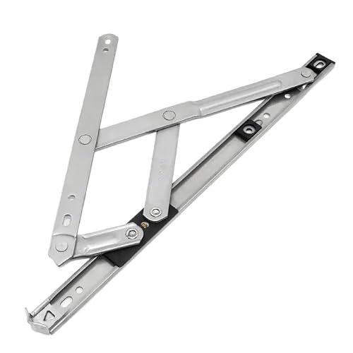 SAYTAK Limiteur de Fenêtre Support de Porte et de fenêtre Coulissant en Acier Inoxydable 304 épais, à Plat, avec système de Maintien et de poussée/Traction.(4)