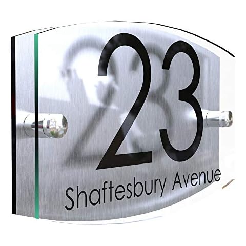 Modern House Sign with Customisation Options Cover