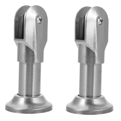 Soporte de acero para mampara de baño con 2 piezas antiarañazos