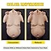 SMITIZEN Silicone Beer Belly Suit Plus Fat Suit Fake Realistic Big Padded Upper Bodysuit Costume Dress Up Halloween Cosplay (Natural)