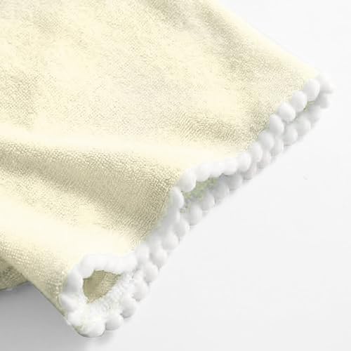 Cover Up for Girls Swim Cover Ups Hooded Kids Cover Up Bathing Suit Beach Dress Baby Swimsuit (Yellow, 8-9 Years)4