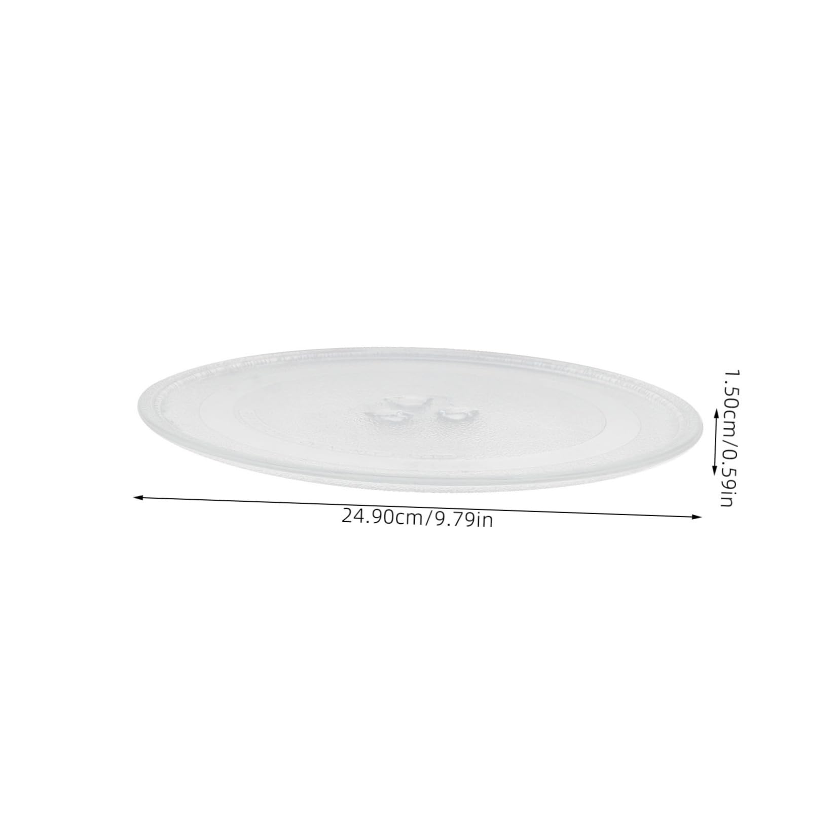 SOLUSTRE Microwave Glass Dish Turntable Plate Replacement Oven Turntable Microwave Accessories Sturdy Easy to Install