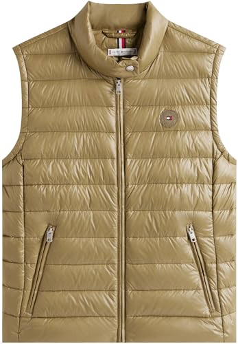 Tommy Hilfiger UL Daunenjacke Mock NK Weste WW0WW45499 Damen, Khaki (Vintage Olive), S – Ansicht 4