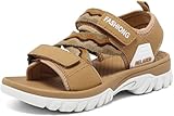 Kids Hiking Sport Sandals with Back Strap...