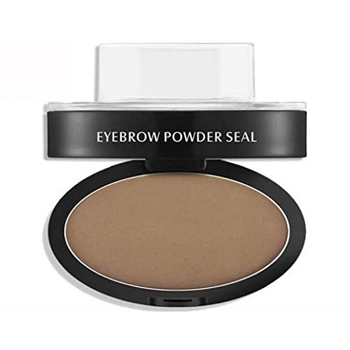 Creazy Brow Stamp Powder Delicated Natural Perfect Enhancer Straight United Eyebrow (Brown)