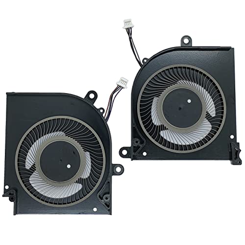 Image of New Laptop CPU+GPU Cooling Fan for MSI Stealth 15M A11UEK 15M A11UEK-009 15M A11UEK-280 15M-A11UEKV 15M-A11SEK 15M-A11SDK MS-1562 MS-1563 Series BS5405HS-U4X BS5405HS-U4W DC 5V 1A Fan