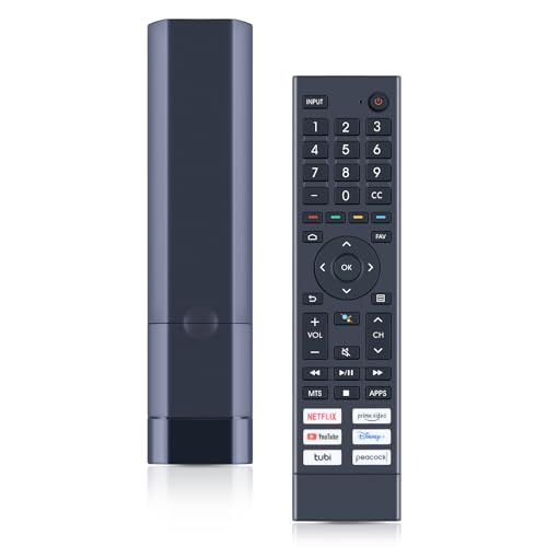 ERF3J80H Universal Remote Control Replacement for Hisense Smart TV 43A6G 50A6G 50U6G 50U68G 55U6G 55A6G 55U68G 60A6G 65U68G 65A6G 65U6G 70A6G 75A6G 75U6G 75U68G -Upgraded Version