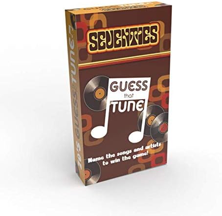 Boxer Gifts Seventies Guess That Tune Music Quiz Game, Party Games For Adults & Family, 1970s Songs Trivia
