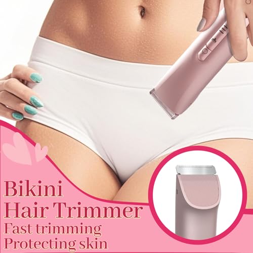 Vexloria Rechargable Bikini Trimmer Women Electric Razor for Women Body Hair Shaver, Painless Pubic Hair Remover for Arms, Legs, Underarms, Lady Shaver for Womens, Wet/Dry Use - Image 3