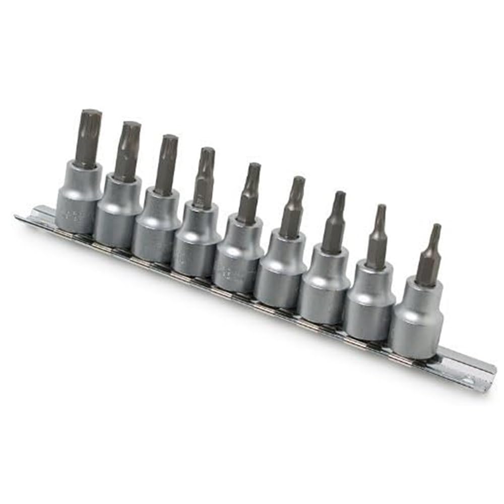 Amazon.com: Titan 16129 Star Socket Bit Set - 9 Piece : Tools