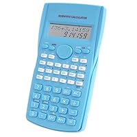 Scientific Calculator for Secondary School, Engineering Function Calculator with Dual-Line Display Hd Large Screen, Calculators with 240 Calculation Functions for Student Office Home (Blue)