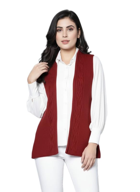 Knit Sleeveless Cardigan Vest - Stylish Women's Sweater Top - Trendy Ladies Outerwear for Every Season-picture-24