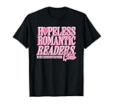 Hopeless Romantic Readers Book Club, Romance Book T-Shirt