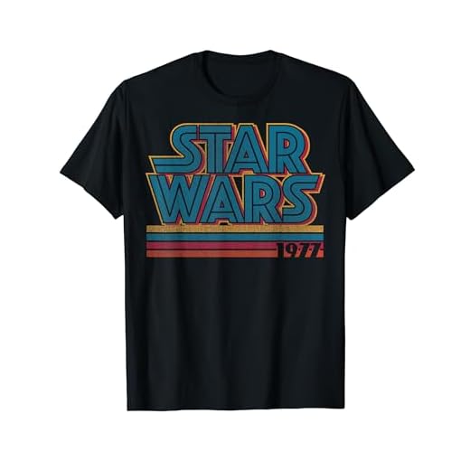 Star Wars Super Retro Striped Logo 1977 Camiseta