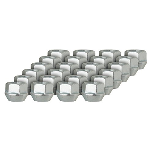 Dpaccessories 24 Silver 14X1.5 Open End Bulge Acorn Lug Nuts - Cone Seat - 22Mm Hex D2228-2308/24 #TOP10