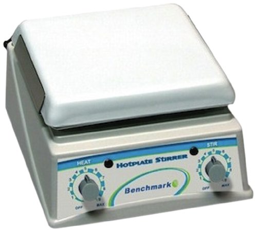 H4000-HS White Ceramic Hotplate Magnetic Stirrer, 7-1/2" Length x 7-1/2" Width