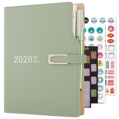 Diario accademico 2026, formato A5, giorno per pagina, organizer con