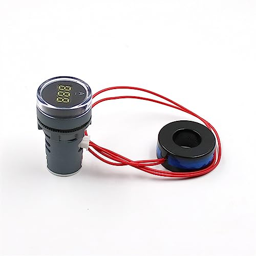 Voltmètre AC 22mm Lampe Indicateur LED pour Surveiller la Tension du Tableau Électrique