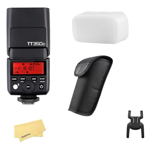Image of Godox TT350C Camera Flash for Canon 80D 90D 7D 6D 70D 750D 760D 5DMarkIV EOS 1DX 6DMarkII 77D 800D 5DMarkIII 5DMarkII 60D 7DMarkII 600D 50D 30D 500D Digital X M3 M6II R5 R6 R6II R7 Etc Camera Flash